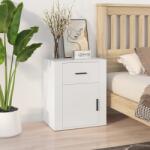 vidaXL Noptiera, alb, 50x36x60 cm, lemn compozit GartenMobel Dekor (816720)