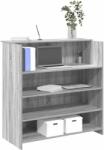 vidaXL Birou de receptie Gri Sonoma 100x50x103, 5 cm Lemn prelucrat GartenMobel Dekor (3324165)