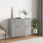 vidaXL Servanta, gri sonoma, 90x34x80 cm, lemn compozit GartenMobel Dekor (828090) Comoda