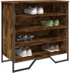 vidaXL Pantofar, stejar fumuriu, 80x38x78 cm, lemn compozit GartenMobel Dekor (848651) Pantofar