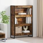 vidaXL Dulap pentru carti Stejar fumuriu 80 x 30 x 155 cm GartenMobel Dekor (886416) Biblioteca