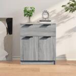 vidaXL Servanta, sonoma gri, 60x30x70 cm, lemn prelucrat GartenMobel Dekor (816992) Comoda