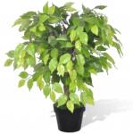 vidaXL Ficus pitic artificial cu ghiveci, 60 cm GartenMobel Dekor (241358)