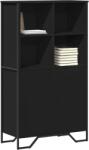 vidaXL Dulap înalt, negru, 79, 5x35, 5x137, 5 cm, lemn prelucrat GartenMobel Dekor (3295307) Comoda