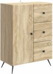 vidaXL Bufet cu sertar Stejar Sonoma 66 x 34, 5 x 90 cm Lemn prelucrat GartenMobel Dekor (895547) Comoda