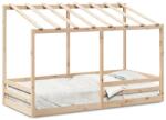 vidaXL Acoperis pat de copii, 100x200 cm, lemn masiv de pin GartenMobel Dekor (846997)