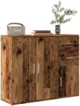 vidaXL Dulap, lemn vechi, 91x29, 5x75 cm, lemn prelucrat GartenMobel Dekor (855906) Comoda
