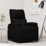vidaXL Fotoliu rabatabil, negru, material textil GartenMobel Dekor (342453)