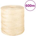 vidaXL Franghie, 600 m, sisal 100%, 2 mm GartenMobel Dekor (155001)