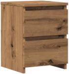 vidaXL Noptiera, stejar artizanal, 30x30x40 cm, lemn prelucrat GartenMobel Dekor (855848)