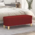 vidaXL Banca, rosu vin, 100x35x41 cm, textil GartenMobel Dekor (349381)