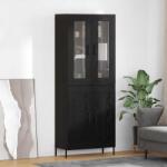 vidaXL Bufet Pe perete Stejar Negru 69, 5 x 34 x 180 cm Lemn compozit GartenMobel Dekor (3416214) Comoda