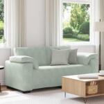 vidaXL Canapea loveseat gri deschis 180x77x82 cm catifea GartenMobel Dekor (4105267) Canapea
