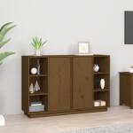 vidaXL Servanta, maro miere, 120x35x80 cm, lemn masiv de pin GartenMobel Dekor (814502) Comoda
