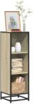 vidaXL Biblioteca, stejar Sonoma, 33, 5x33x107, 5 cm, PAL GartenMobel Dekor (849155) Biblioteca