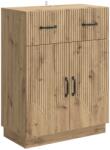 vidaXL Bufet Stejar Artizanal 66 x 34, 5 x 87 cm Lemn prelucrat GartenMobel Dekor (895334) Comoda