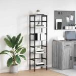 vidaXL Raft pentru carti Gri Sonoma 40 x 29, 5 x 149 cm Lemn compozit GartenMobel Dekor (883913) Biblioteca