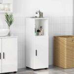 vidaXL Dulap de Baie Alb foarte lucios 30 x 35 x 95 cm Lemn compozit GartenMobel Dekor (883318)