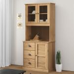 vidaXL Dulap înalt VIGO, 78x40x175 cm, lemn masiv de pin GartenMobel Dekor (3188304) Comoda