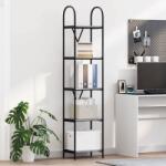 vidaXL Raft pentru carti sonoma gri 40 x 30 x 183 cm Lemn compozit GartenMobel Dekor (879926) Biblioteca