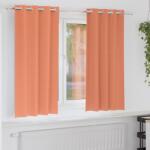 vidaXL Perdele Opaque cu Inel 2 pcs Terracota 175 x 140 cm Poliester GartenMobel Dekor (4107414)