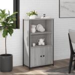 vidaXL Dulap înalt, gri sonoma, 62x32x103, 5 cm, lemn compozit GartenMobel Dekor (834218) Comoda