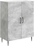 vidaXL Bufet Gri Beton 66 x 34, 5 x 89, 5 cm Lemn prelucrat GartenMobel Dekor (894818) Comoda