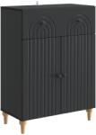 vidaXL Bufet cu sertar Negru 66 x 34, 5 x 90 cm Lemn prelucrat GartenMobel Dekor (894176) Comoda