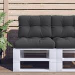 vidaXL Perna de paleti, negru, 50x40x12 cm, material textil GartenMobel Dekor (360542)