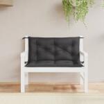 vidaXL Perne banca de gradina 2buc. , negru, 100x50x7cm, tesatura oxford GartenMobel Dekor (361666)