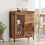 vidaXL Bufet Lemn Vechi 69, 5 x 34 x 90 cm Lemn Ingineresc si Fier GartenMobel Dekor (880842) Comoda