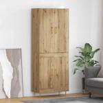 vidaXL Bufet Stejar Artizanal 69, 5 x 34 x 180 cm Lemn compozit GartenMobel Dekor (3416029) Comoda