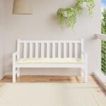 vidaXL Perna banca de gradina, crem, 150x50x7 cm, textil oxford GartenMobel Dekor (361604)
