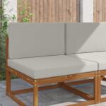 vidaXL Perna pentru canapea de exterior 2 pcs Gri Poliester GartenMobel Dekor (900830)