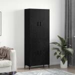 vidaXL Bufet Pe perete Stejar negru 69, 5 x 34 x 180 cm Lemn compozit GartenMobel Dekor (3394541) Comoda