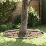 vidaXL Imprejmuire pentru gazon 4 pcs Argintiu 450 x 15 cm GartenMobel Dekor (868025)