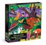 Mudpuppy Puzzle Animale din pădure - fosforescent Noapte 500 piese Puzzle