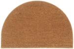 vidaXL Covoras de usa natural semirotund, 60x90 cm, fibre de cocos GartenMobel Dekor (155603) Pres