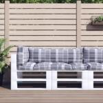 vidaXL Perne pentru paleti, 3 buc. gri carouri GartenMobel Dekor (360958)