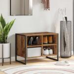 vidaXL Dulap pentru pantofi Lemn Vechi 60 x 35 x 44 cm Lemn compozit GartenMobel Dekor (886460) Pantofar