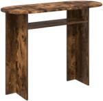 vidaXL Masa de consola cu depozitare Stejar fumuriu 100 x 39, 5 x 75 cm GartenMobel Dekor (8001163)