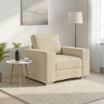 vidaXL Fotoliu Crem 100 cm tesatura GartenMobel Dekor (4105214) Canapea