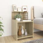 vidaXL Noptiere, 2 buc. , stejar sonoma, 40x35x60 cm, PAL GartenMobel Dekor (806182)