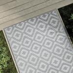 vidaXL Covor de exterior, ARAKIL gri, 120x180 cm, PP GartenMobel Dekor (368552) Covor