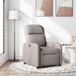 vidaXL Fotoliu rabatabil, gri taupe, material textil GartenMobel Dekor (4015529)