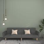 vidaXL Canapea extensibila cu 2 locuri, gri deschis, tesatura GartenMobel Dekor (375852) Canapea