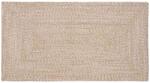 vidaXL Covor Natural si alb 100 x 200 cm Iuta GartenMobel Dekor (42010476) Covor