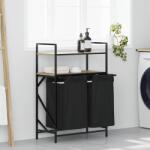 vidaXL Cos de rufe 2 compartimente cu rafturi stejar sonoma GartenMobel Dekor (859086)