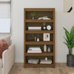 vidaXL Biblioteca, maro miere, 80x35x154 cm, lemn masiv de pin GartenMobel Dekor (821692) Biblioteca