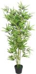 vidaXL Bambus artificial cu ghiveci 120 cm, verde GartenMobel Dekor (244456)
